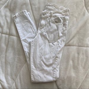 OLD NAVY Rockstar white skinny jeans